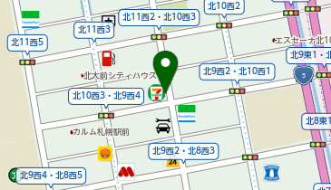 パークネット札幌北10西3の地図画像
