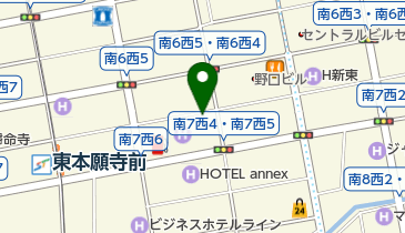 パークネット札幌すすきの南7西5の地図画像