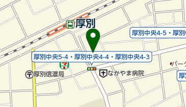 パークネット札幌厚別駅前の地図画像