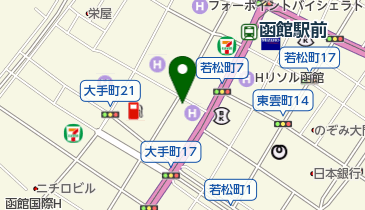 パークネットベルパーキング函館駅前の地図画像