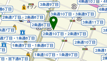 パークネット旭川2条通9丁目の地図画像