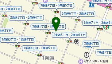 パークネット旭川2条通5丁目第3の地図画像