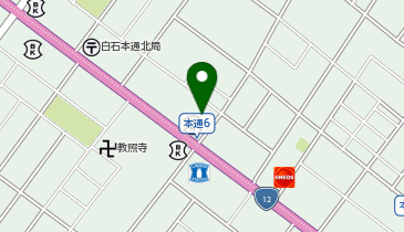 パークネット北海道銀行白石支店の地図画像