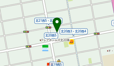 パークネット札幌北20西4の地図画像