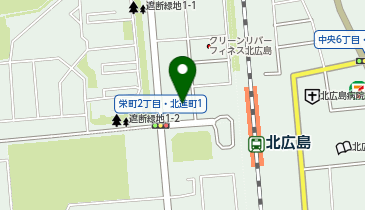 パークネット北広島駅前第2の地図画像