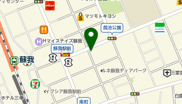 蘇我南町2丁目の地図画像