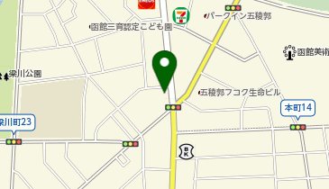 パークネット函館五稜郭町の地図画像