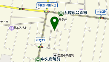 パークネット函館本町第5の地図画像