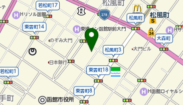 パークネット函館東雲町の地図画像