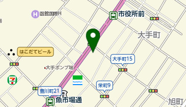 パークネット函館大手町の地図画像