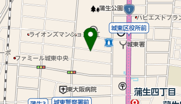 パークネット城東中央第6の地図画像