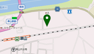 あなぶきパーク 津山駅前の地図画像