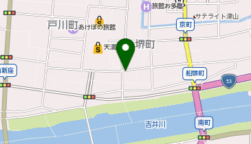 あなぶきパーク 津山堺町の地図画像