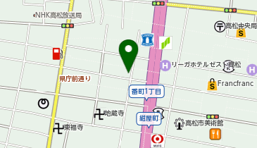 あなぶきパーク 磨屋町パーキングの地図画像