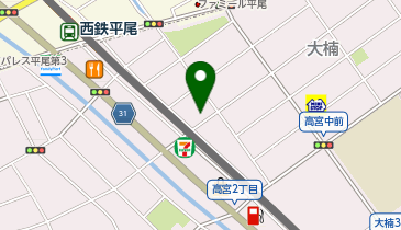 あなぶきパーク 大楠637の地図画像