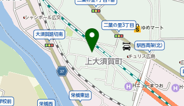 あなぶきパーク 上大須賀町の地図画像