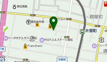 あなぶきパーク 片原町第2パーキングの地図画像