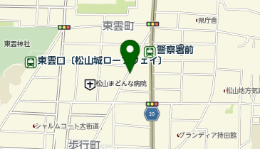 あなぶきパーク 松山喜与町一丁目の地図画像