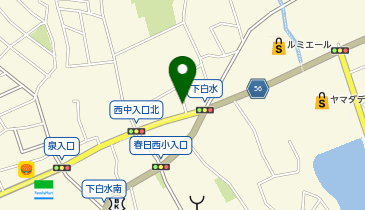 あなぶきパーク 下白水611の地図画像