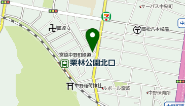 あなぶきパーク 中野町第2パーキングの地図画像