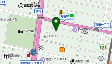 あなぶきパーク 亀井町パーキングの地図画像