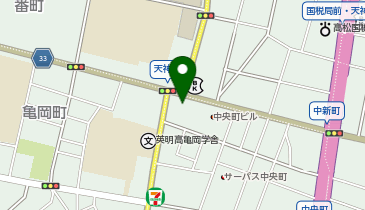 あなぶきパーク 中央町第3パーキングの地図画像