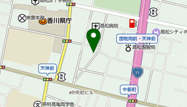 あなぶきパーク 天神前パーキングの地図画像