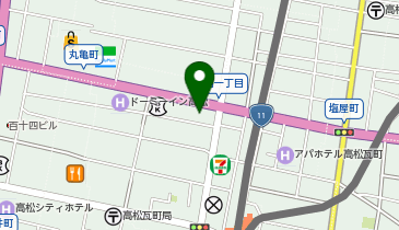 あなぶきパーク 瓦町第3パーキングの地図画像
