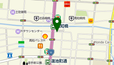 あなぶきパーク 高知はりまや第二パーキングの地図画像