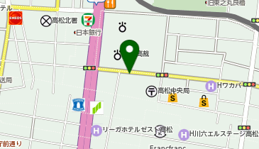 あなぶきパーク 内町第2パーキングの地図画像