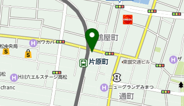 あなぶきパーク 片原町パーキングの地図画像