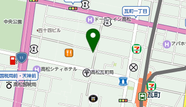 あなぶきパーク 瓦町第7パーキングの地図画像