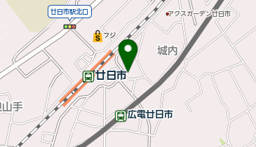 あなぶきパーク 廿日市駅前の地図画像
