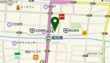 あなぶきパーク 高知駅前町パーキングの地図画像