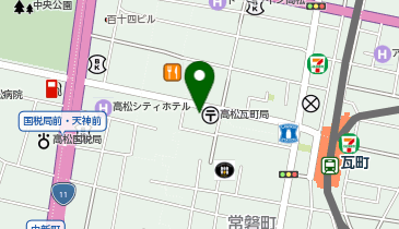 あなぶきパーク 菊池寛通り第2パーキングの地図画像