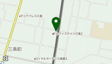あなぶきパーク 三条町パーキングの地図画像