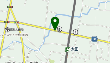あなぶきパーク 太田上町パーキングの地図画像