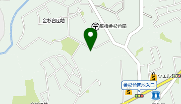 あなぶきパーク 金杉台団地の地図画像