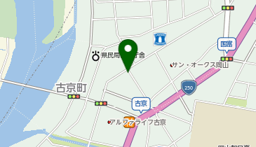 あなぶきパーク 古京町の地図画像