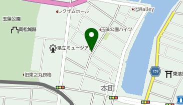あなぶきパーク 北浜町第3パーキングの地図画像