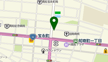 あなぶきパーク 高知知寄町パーキングの地図画像