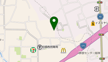 あなぶきパーク 西昆陽の地図画像