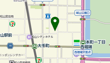 あなぶきパーク 松山萱町1丁目パーキングの地図画像