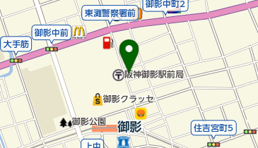 パラカ 御影駅前第1の地図画像