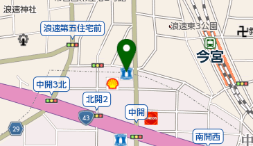 パラカ ローソン北開第1の地図画像