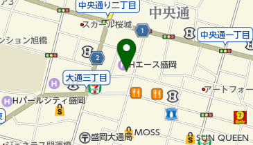パラカ 盛岡市中央通第2の地図画像