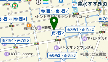 パラカ 中央区南7条西第1の地図画像