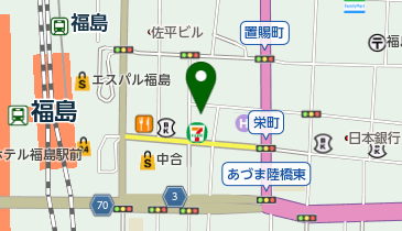 パラカ 福島市栄町第1の地図画像