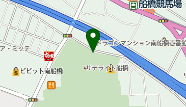 パラカ 船橋競馬場大駐車場の地図画像