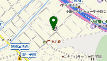 パラカ 甲子園網引町第1の地図画像